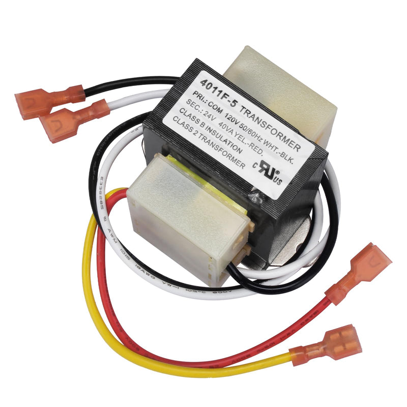 46-24124-06 HVAC Transformer Replacement for Rheem Furnace Parts, 40 VA Furnace Control Transformer 120/24V Channel 2 Hole Mount HVAC Furnace Transformer