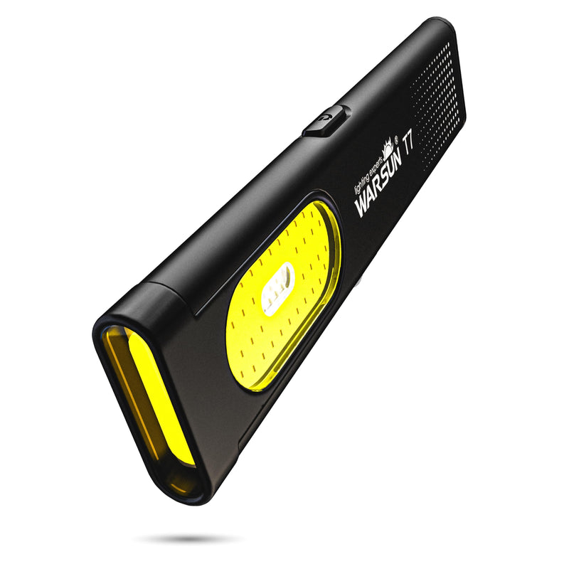 WARSUN Compact Multi-Mode Pocket LED Flashlight - 675LM, USB-C Rechargeable, IPX4, Dual Material, Red/Blue Strobe, for Everyday Carry & Travel 1