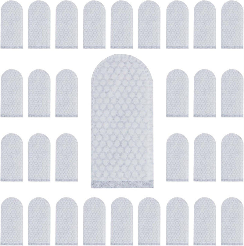 100 PCS Cotton Finger Cots, Finger Covers Protection for Finger Tips, Breathable, Sweat Resistant, and Wear-Resistant, Perfect for Work, Nails Cleaning, and Injured Fingers (White) 100 PCS