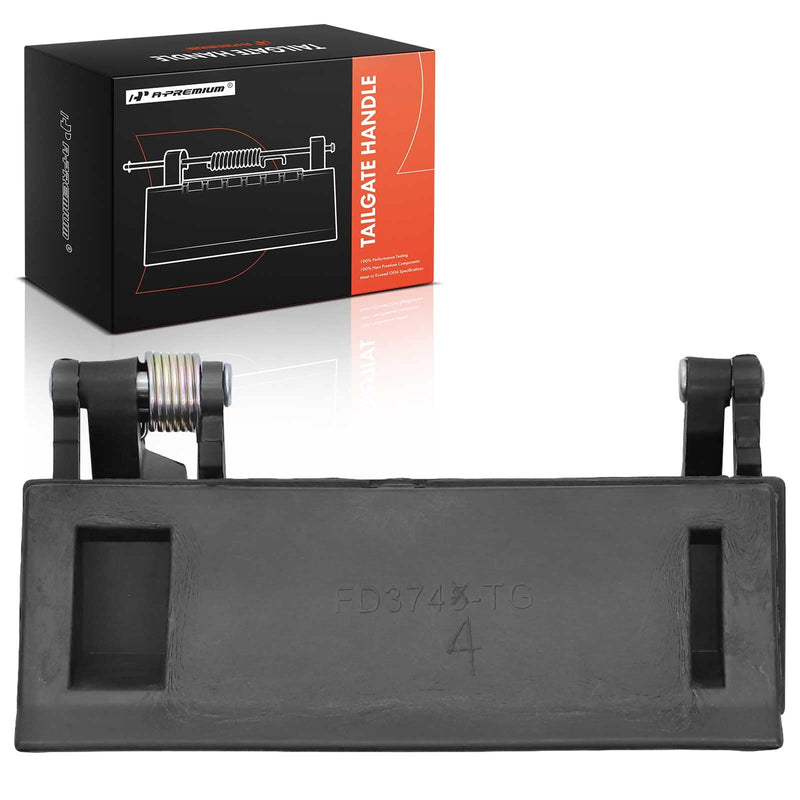 A-Premium Tailgate Handle Liftgate Latch Handle Compatible with Ford Explorer 1998-2001, Explorer Sport 2001, Windstar 1995-1998 & Mercury Mountaineer 1998-2001, Smooth Black, Replace# F58Z-7843400-A