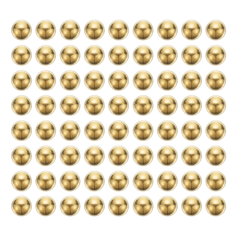uxcell 120pcs Precision Solid Brass Bearing Balls 1/8" Industrial Brass Ball Spheres for Machinery, Automotive, and DIY 1/8 inch 120