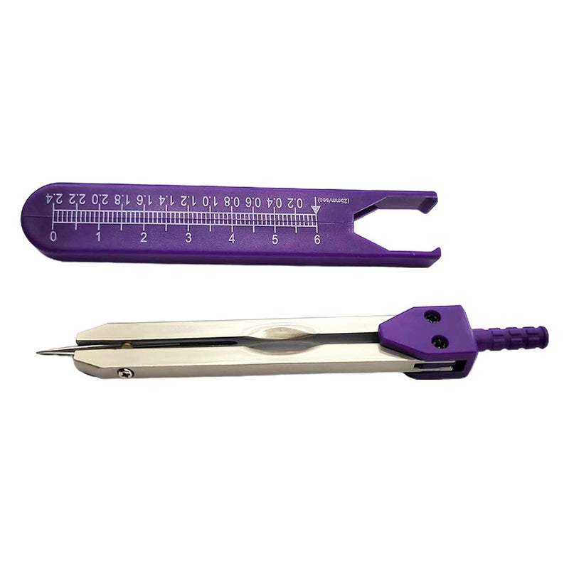 Purple EKG Calipers Measuring Tool, ECG Calipers Measuring Tool,Caliper Divider for Measuring Electrocardiographs Nurse Or Doctor Electrocardiogram Measuring Tool for Nursing,Calipers,Digital Calipers