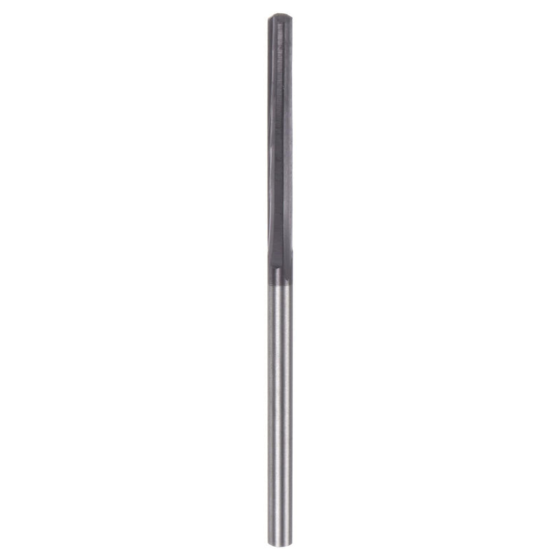 HARFINGTON Carbide Chucking Reamer 0.093"(2.362mm) Dia Straight Flute Straight Shank Machine Reamer Tool for Metal and Lathes CNC Machining Centers, Black 0.093"