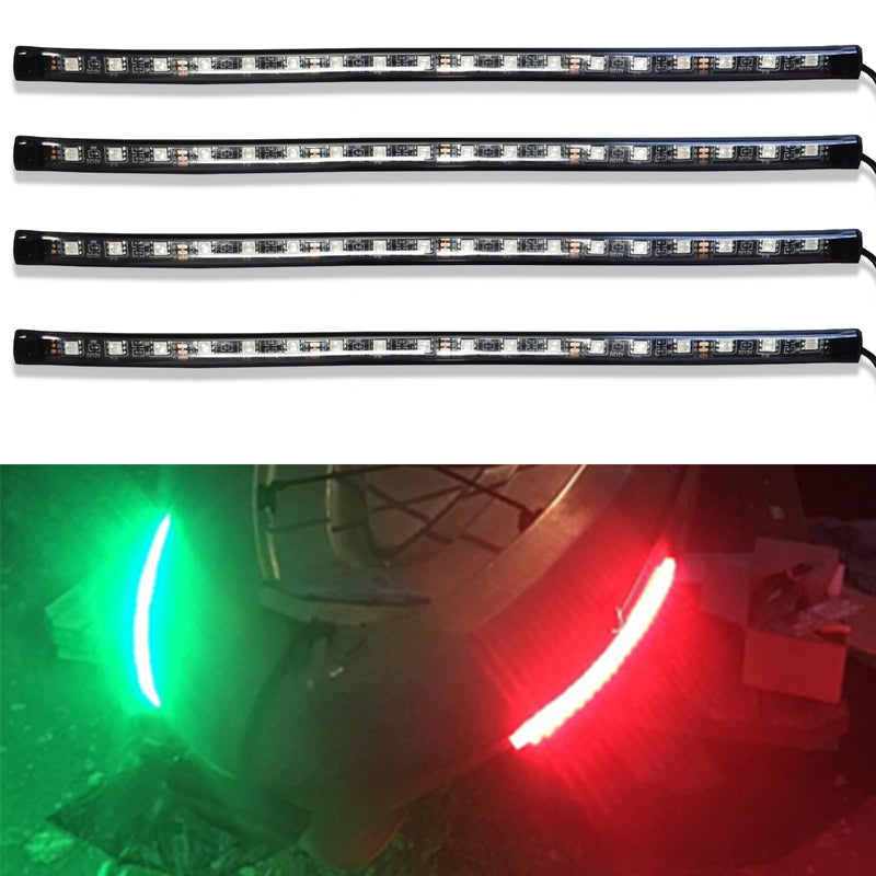 Navigation Lights for Boats LED, Boat Navigation Lights, Boat Lights for Night Fishing, Boat Red and Green Bow Lights, Deck Lights for Marine, Bass Boat, Yacht, Kayak, Pontoon Boat