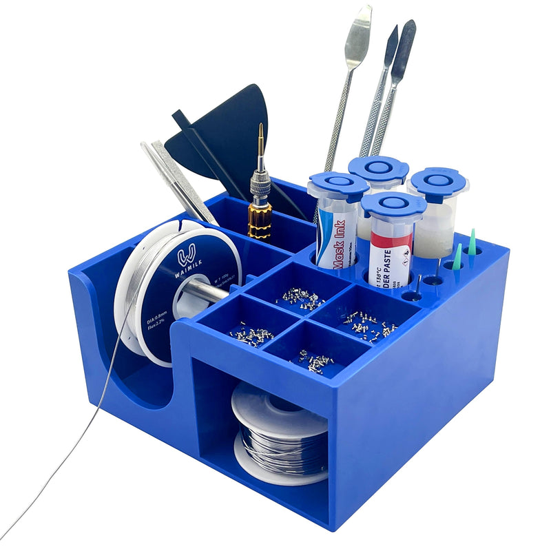 Soldering Storage Box Soldering Dispenser For Soldering Tools Small Parts and Organization Electronic Components Storage