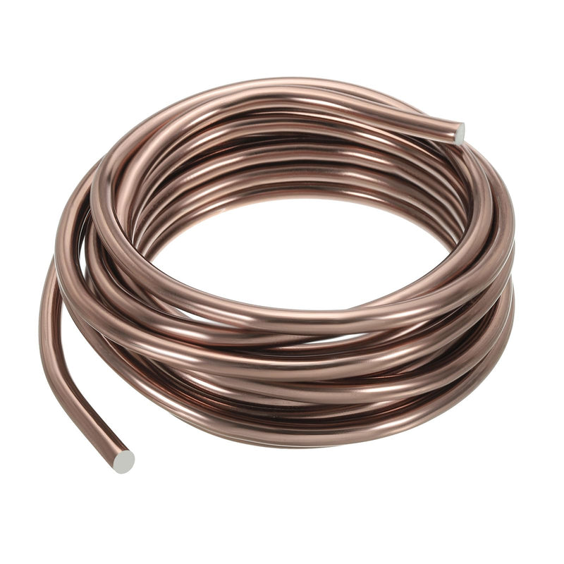 PATIKIL 6mm x 19ft Bonsai Training Wire,Floral Wire Stems Anodized Aluminum Tree Wire for Gardening Branch Fixing,Brown Brown