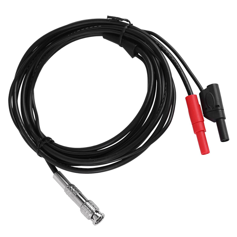 HT30A 3M Cable Test Line, Oscilloscope Line Heavy Duty Auto Test Line, BNC to Banana Head Adapter Cable for Assisting Automobile Measurement