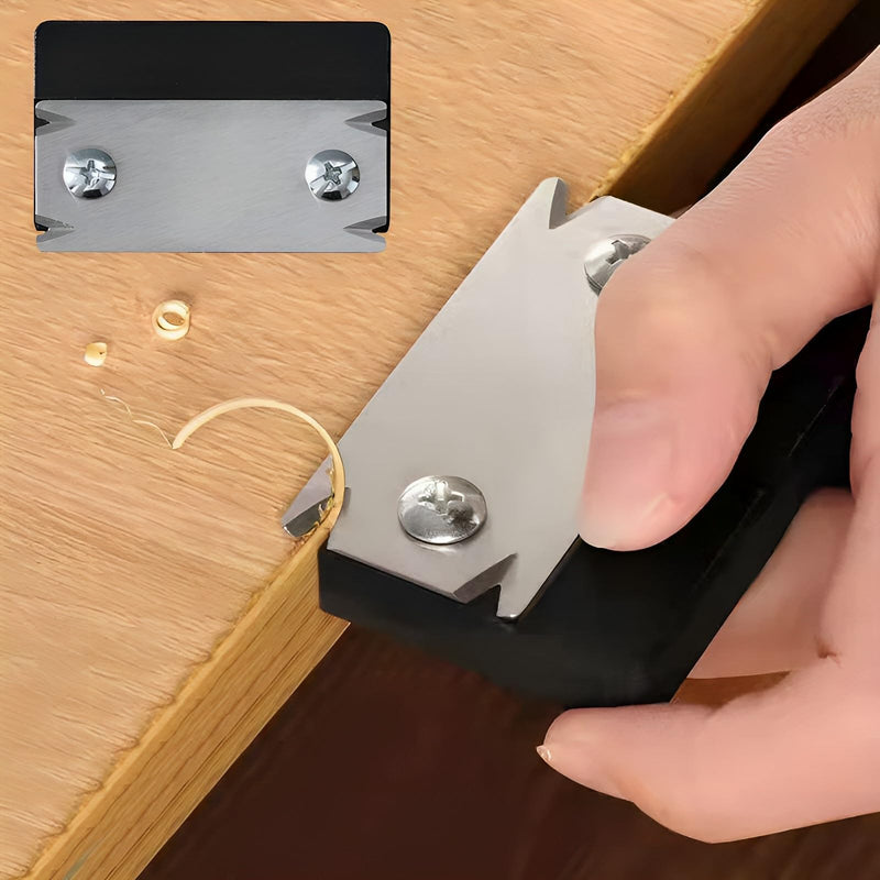 Mini Edge Banding Trimmer Tool for Woodworking Deburring - Veneer Edge Bander for Burrs- Portable Hand Planer Cutter With Reversible Blade for PVC ABS Melamine Wood Veneer Corners 1 Trimmer