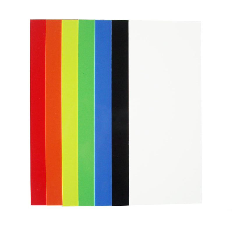 7 Pcs G10 Spacer Sheet 10 x 4 x 0.04 Inches | G10 Knife Handle Spacer Material,Scale Liners Material for Knives Making Tool Kit,7 Colors,Scales Slabs Making Supplies