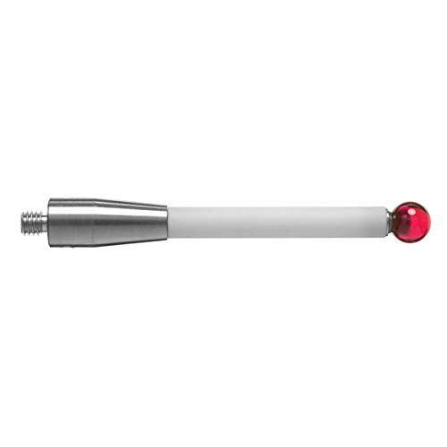 Ruby Ball Probe Tip, M4 Thread, 4mm Diameter, 50mm Length for Renishaw A-5003-0233 OMP40-2 OMP60 OMP600