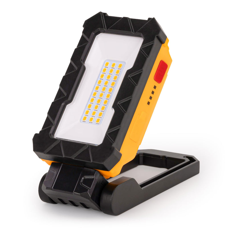 LUTEC Rechargeable Work Light, 1000 Lumens LED Magnetic Light with Magnetic Base and Hanging Hook，360°Rotate and 200°Swivel for Car Repair, Emergency and Camping