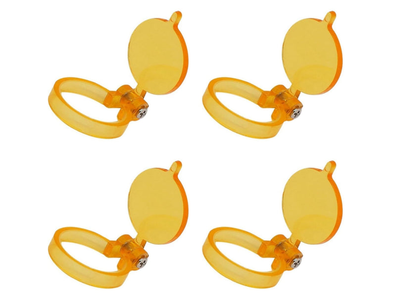 4PCS Yellow Filter for LED Light Lamp Dental Loupes Useful Lab Illumination Optical Binocular Magnifier Accessories