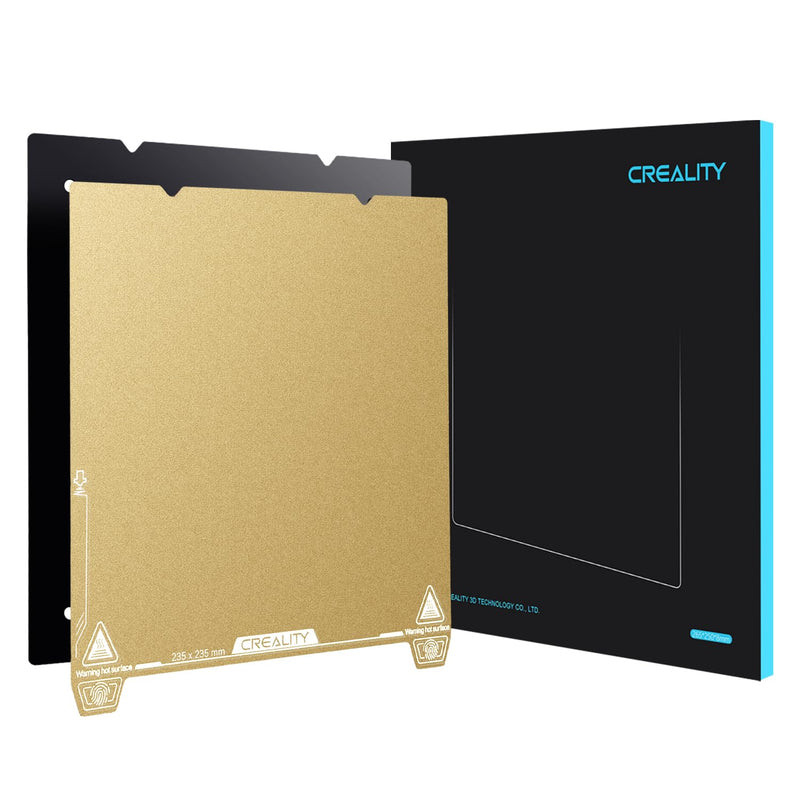 Creality Official Ender 3 V3 Original Build Plate, 235x235mm Textured Surface PEI Sheet Magnetic Removable Flexible Spring Heat Resistance Bed Plate for Ender 3 V3 SE/KE, K1, Ender 3 S1/3 S1 Pro PEI Textured (Ender 3 V3)