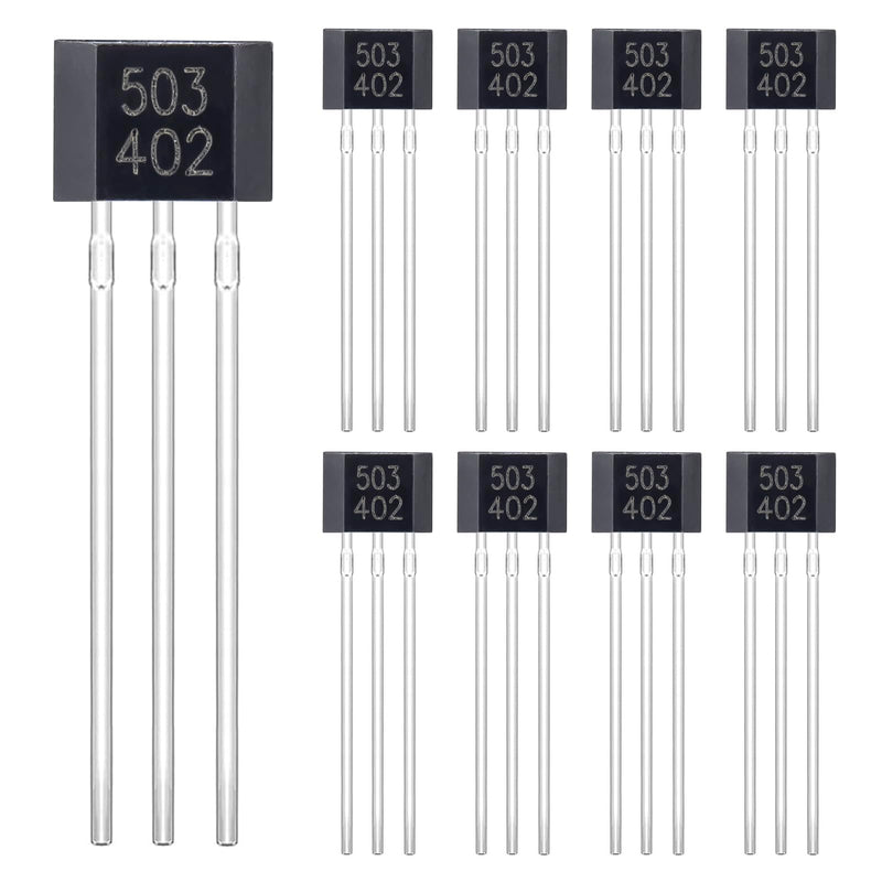 20Pcs AH3503 Linear Hall Element 3503 3Pins Effect Sensor Circuit Magnetic Detector