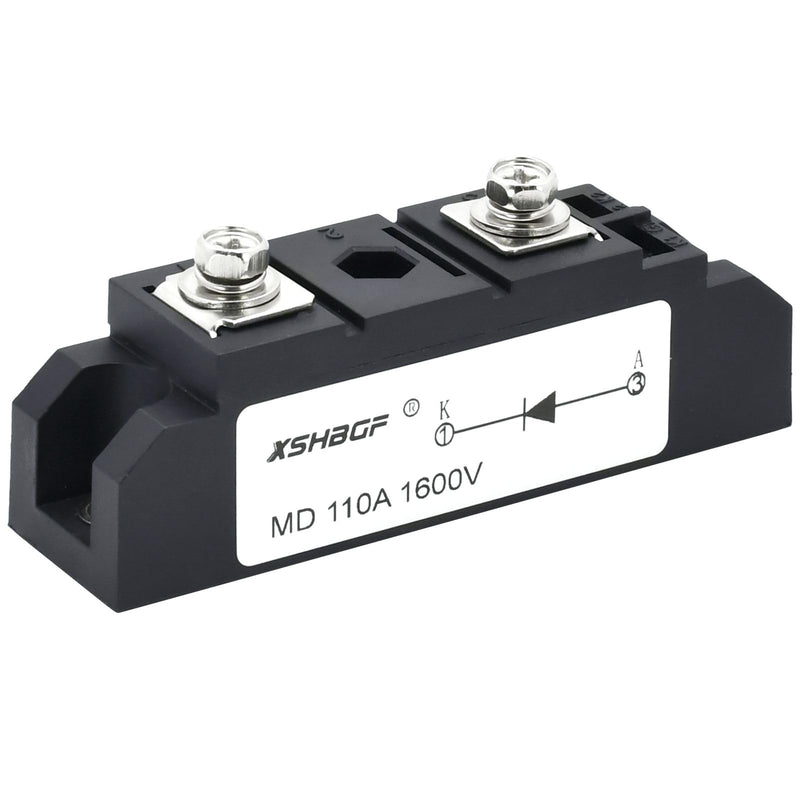 110 Amp Anti-Reverse Diode Module for Solar Power Systems 12V One Way Diode 1600V Peak Voltage MD110 Breaker for Solar Charge Controller and Photovoltaics