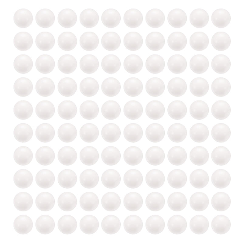 uxcell 200pcs POM Bearing Balls 4.5mm Solid Plastic Bearing Balls, Precision POM Balls 200