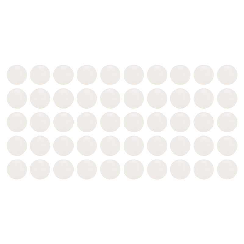 uxcell 50pcs PP Plastic Bearing Balls 3/8" 9.525mm Solid Plastic Balls, G1 Precision Mini Balls 3/8"