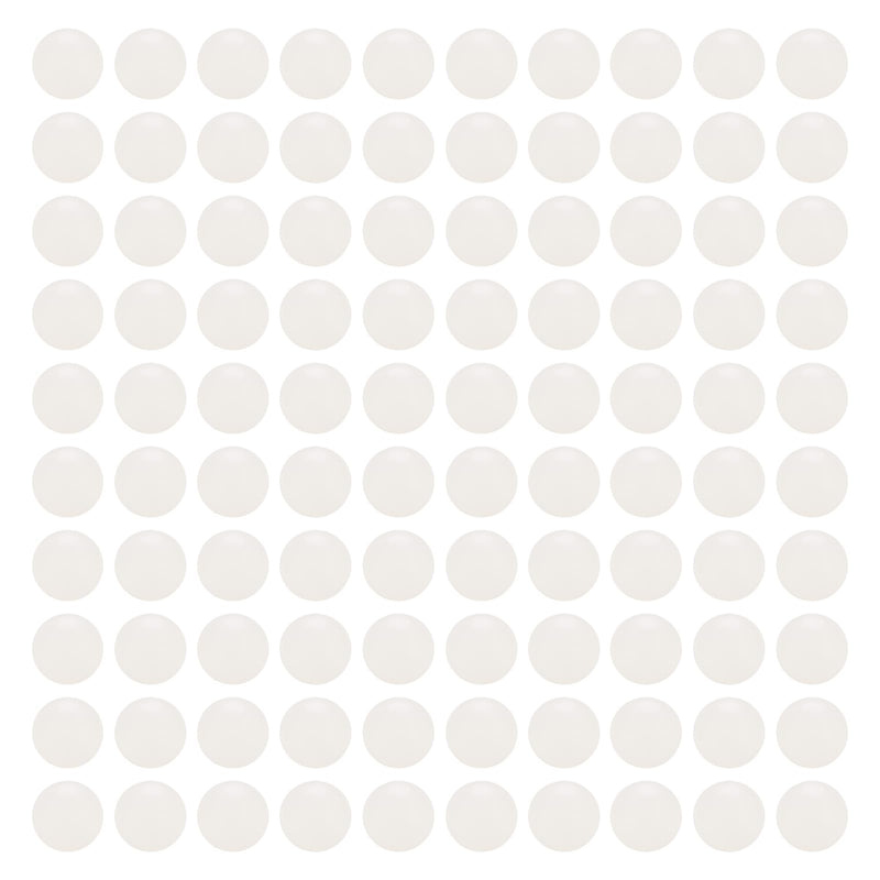 uxcell 100pcs PP Plastic Bearing Balls 1/4" 6.35mm Solid Plastic Balls, G1 Precision Mini Balls 1/4"