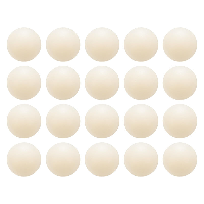 uxcell 20pcs Nylon Bearing Balls 3/4" 19.05mm Solid Plastic Balls, Precision Mini Nylon Balls 3/4"