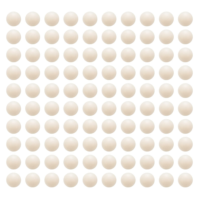 uxcell 100pcs Nylon Bearing Balls 1/4" 6.35mm Solid Plastic Balls, Precision Mini Nylon Balls 1/4"