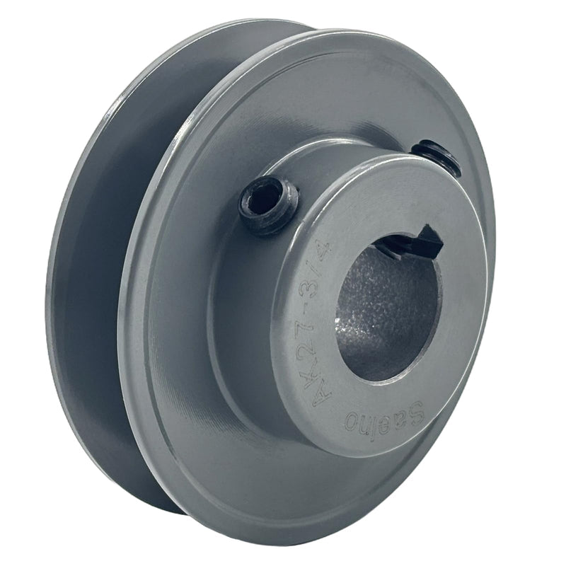 AK27-3/4 Shevaves,v Belt Pulley 3/4 inch bore 2.7" OD,Motor Pulley Cast Iron for A 3L 4L V-Belts,AK2734 Pulley 3/4"Bore,2.7"OD 1 Groove