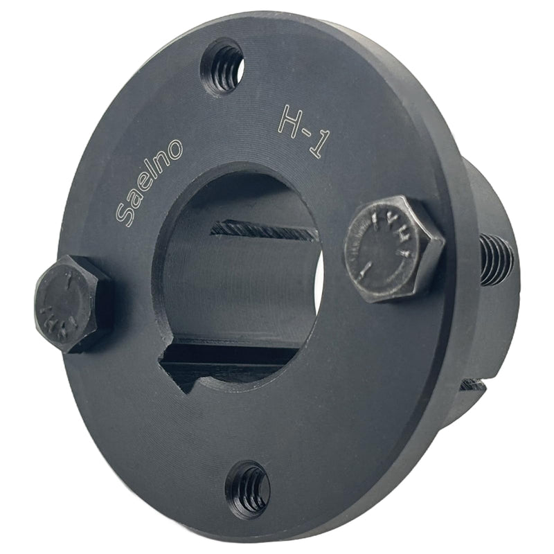 H-1 Split Taper Bushing 1 inch bore,H Style Fixed Bore,Carbon Steel Locking Bushings for Pulley/Sheaves 1" bore H
