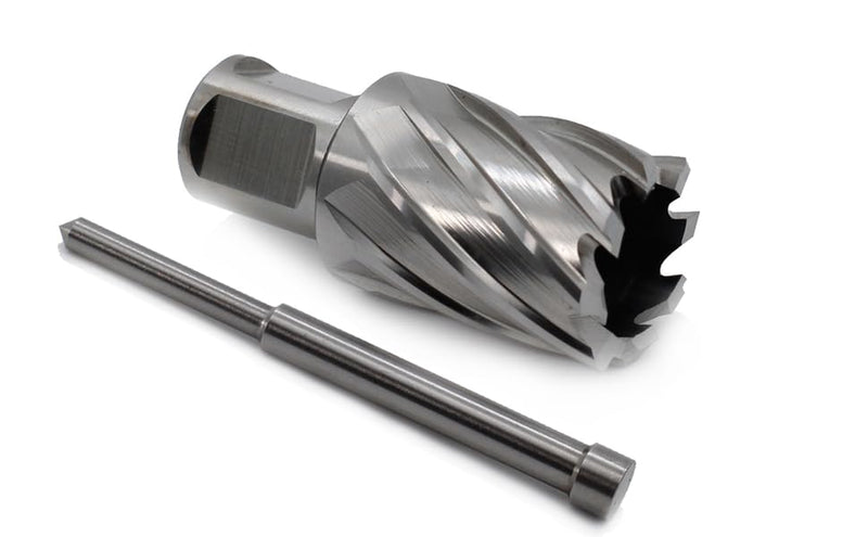 OSCARBIDE 1-1/16" x 1" HSS Annular Cutter 3/4" Weldon Shank Mag Drill Bit | 2 Flat | 1-1/16"Cutting Diameter | 1"Cutting Depth | Burr-Free Holes | Rapid Chip Removal | 10x Faster Than Twist Drills