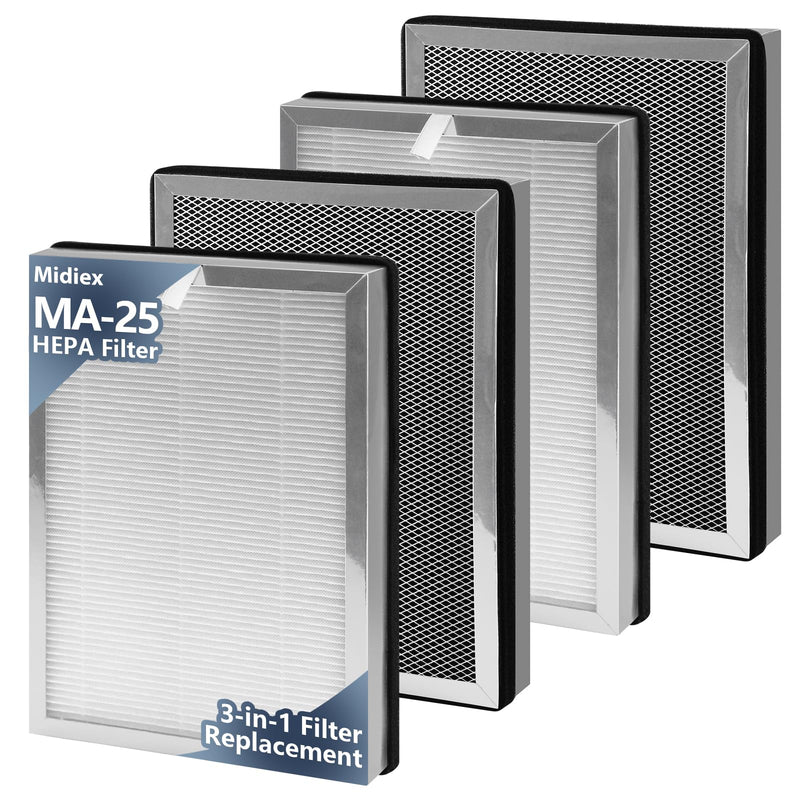 4-Pack MA-25 Replacement Filter 4PCS