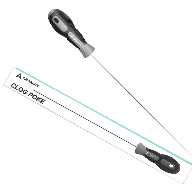 Creality 3D Printer Tools, Creality Clog Poke 3D Printer Nozzle Cleaning Kit for 1.75mm Filament Nozzles, Φ1.5mm Needle with Arrow Tip, 210mm Prolong&Hight Hardness Cleaning Hotend Without Disassembly