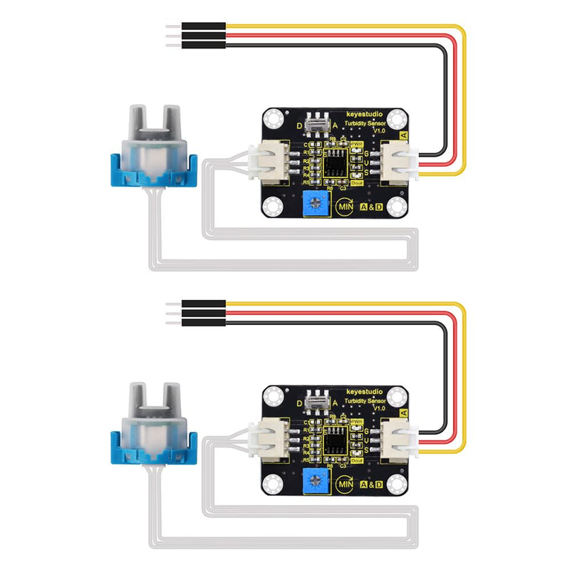 KEYESTUDIO Turbidity Sensor Module for Arduino, Water Quality Sensor Water Liquid Turbidity Monitor