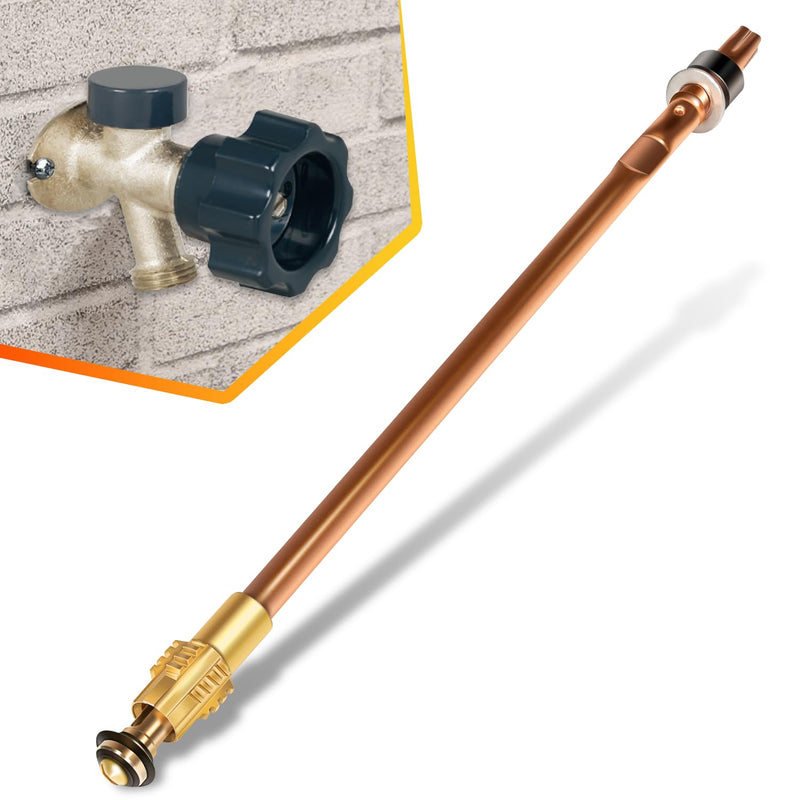 123-0093 Stem Assembly Replacement fit for Prier 500 Series Mansfield Style Wall Hydrants, 12-inch Overall Length, 8-inch Sillcock ASFP 12” OAL