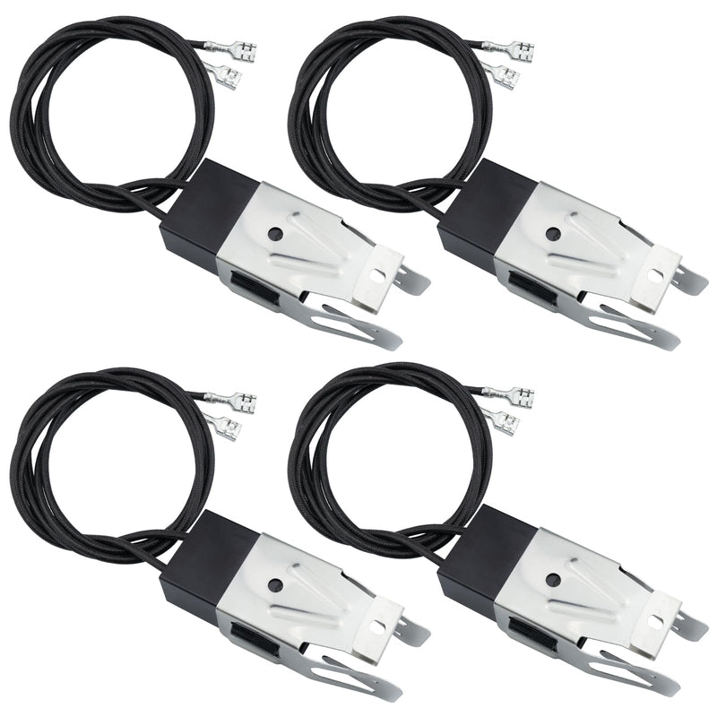 4 Pack WB2X8228 Element Receptacle and Wire Kit Compatible with GE Hotpoint Electric Ranges Cooktops Electric Stove Burners - Repalces PS242972 AP2013499 4 Pack