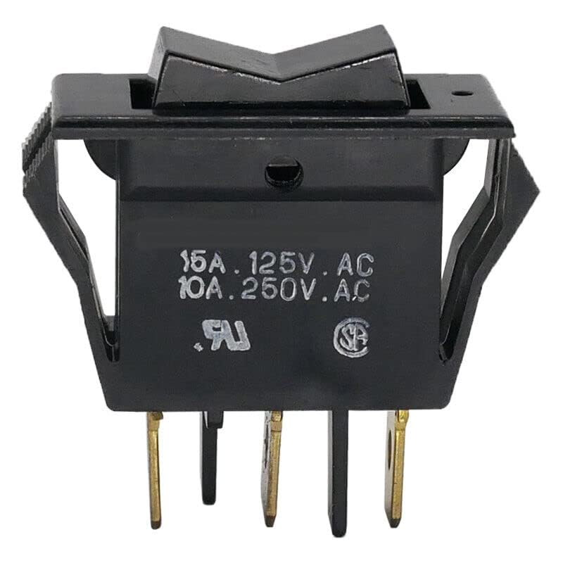 1PC SHINDEN SDW-115-13-2 3pin 3gear 10A250VAC Rocker Switch Double Reset Switch