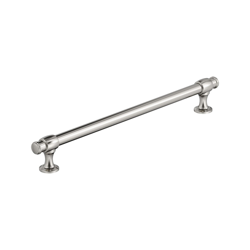 Amerock Winsome 10-1/16 inch (256 mm) Center-to-Center Polished Nickel Cabinet Pull, BP36772PN