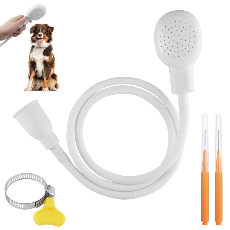 Sink Sprayer Rubber Hose,Dog Shower Attachment Sink Hose for Dog,Pets,Bathing Baby,Washing Hair,Rinsing VegeTables Etc,Sink Hose Attachment for Faucet