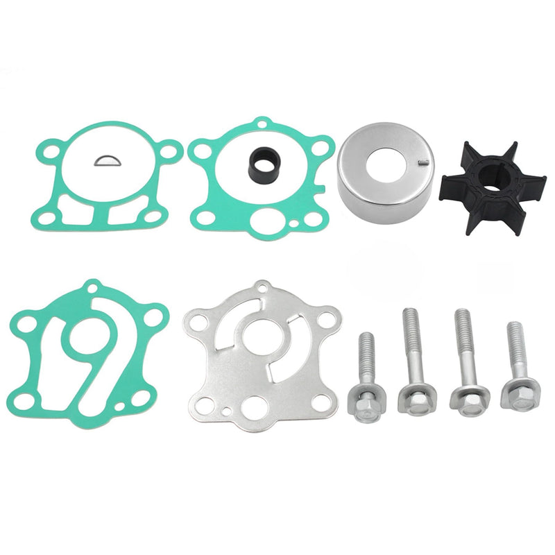 6H4-W0078 Water Pump Impeller Kit for Yamaha Outboard 40 50 HP Boat Engines | Compatible with Marine C25 P50 Models, Replaces 6H4-W0078-00-00, 6H4-W0078-01-00, 6H4-W0078-A0-00, Sierra 18-3429