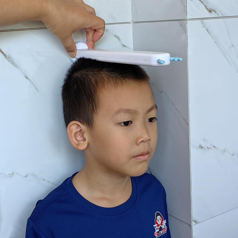Smart Digital Height Measurement Tool Scale for Kids, Portable Infrared Body Height Stadiometer Measurement for Wall, Handheld Cordless Height Measuring Device for Children