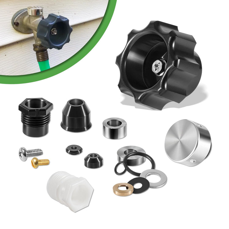 630-8500 Wall Hydrant Complete Service Kit - fit for Prier Mansfield Style 300/400/500 Wall Hydrants - for Diamond 300/400 Series Wall Hydrants - Superior for Outdoor Faucet Maintenance