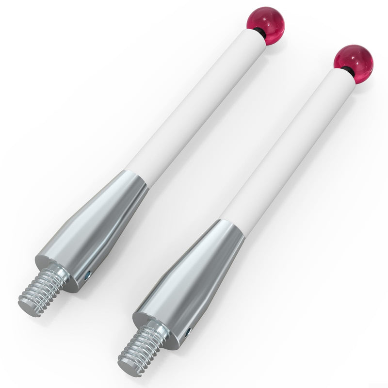 CMM Touch Probe Stylus For Renishaw A-5000-3709 Test Probes Leads 50mm Ball Ceramic Stem, Thread, 6mm Ball (2Pcs) 2Pcs
