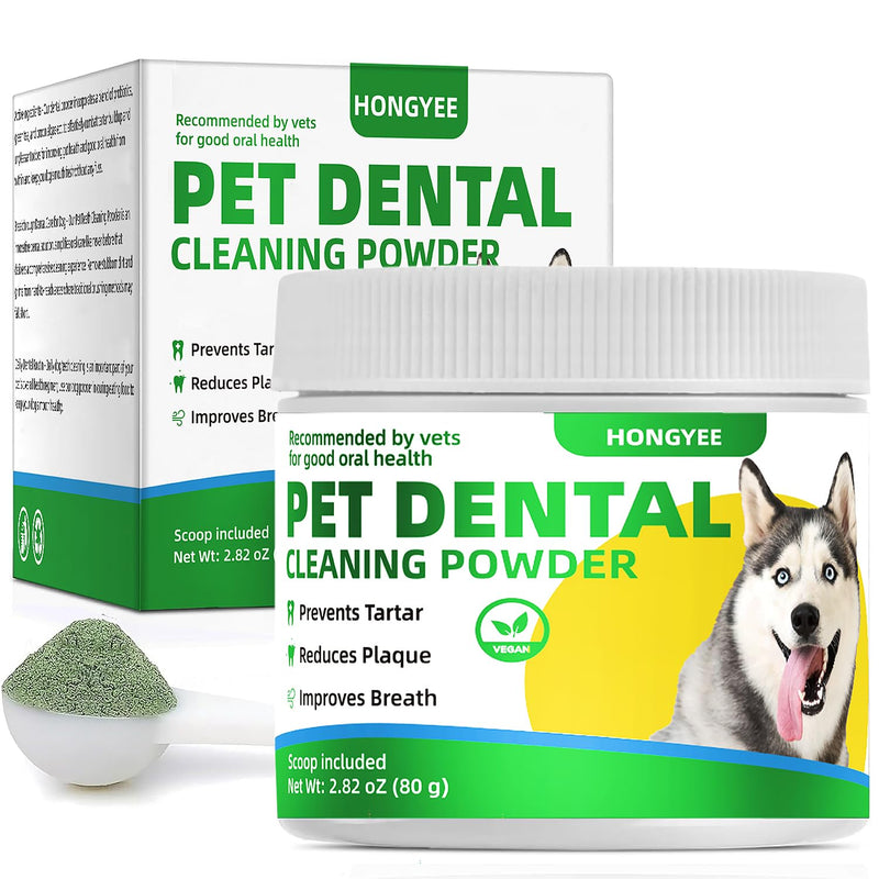 Dog Dental Care Powder Plaqueoff Powder for Pets, Teeth Cleaning Powder for Dogs & Cats Breath Freshener Powder for Bad Breath, Tartar Remover, Plaque Off, and for Rabbit - PawsPlanet Australia