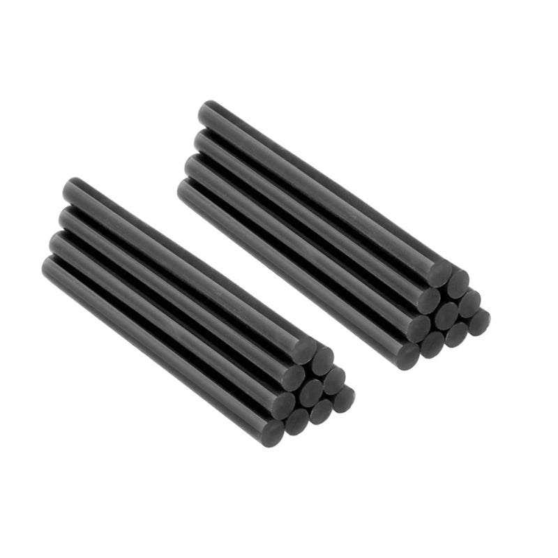 Black Hot Glue Sticks 20Pcs for Mini Glue Gun Repairing Tool- 0.27“ Diameter X7.87" Long for Gluing Projects,Car Dent Repair, Handiraft DIy, Artificial Flowers. Black 0.27''X 7.87''