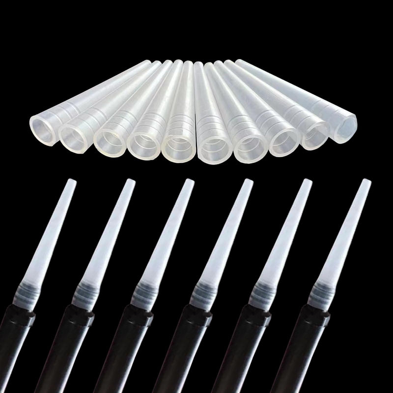 Spray foam gun nozzle Spraying foam gun accessories Reusable sealed small nozzles replacement expansion tool supplies for construction use（16 pieces of white transparent packaging）