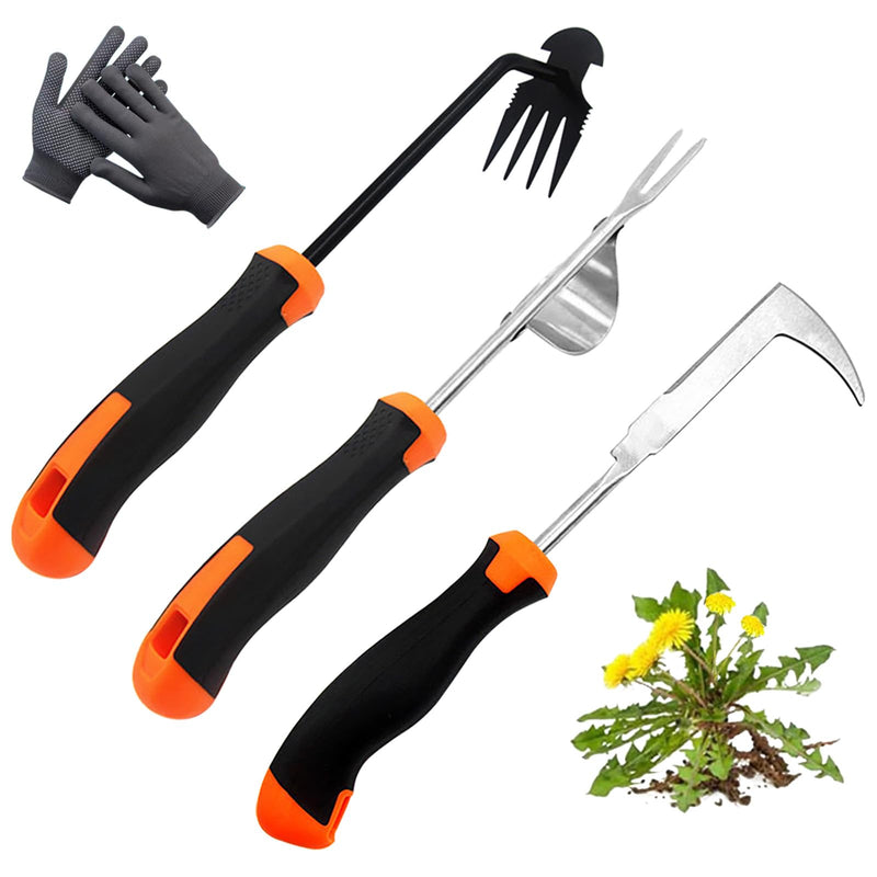 Weed Puller Tool, 2025 New Portable Weeder Tool, Weeding Tool with Stainless Steel, Garden Tools for Plant & Weeding, Crack Weeder Tool, Weed Remover Tool for Farm & Backyard