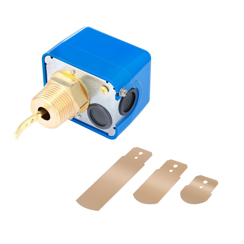 Solimeta Liquid Water Oil Water Flow Sensor Switch Paddle Type SPDT 1"/dn25 200V FQS-25 1"