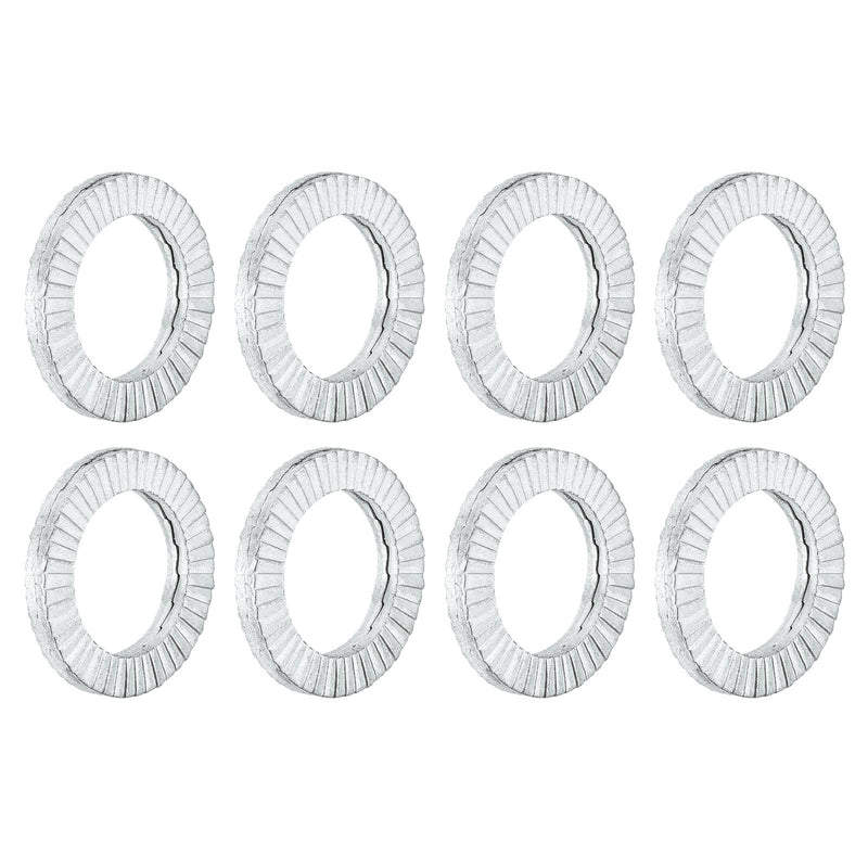 uxcell Wedge Locking Washers for 1/2 Inch Bolts, 20pcs Manganese Steel Washers Vibration Resistant Safety Washers 20