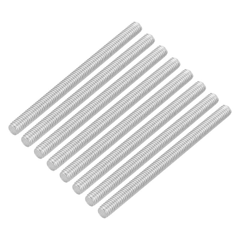 uxcell 16Pcs Fully Threaded Rod, M3 x 40mm 304 Stainless Steel Right Hand Thread Bar Studs M3-0.5 Thread Pitch for Furniture Machinery Assembly 16