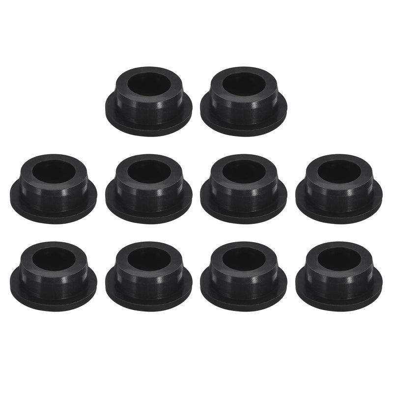uxcell 10 Pcs Black Plug Holes, Waterproof Rubber Button Plug for 27mm / 1.06" Hole