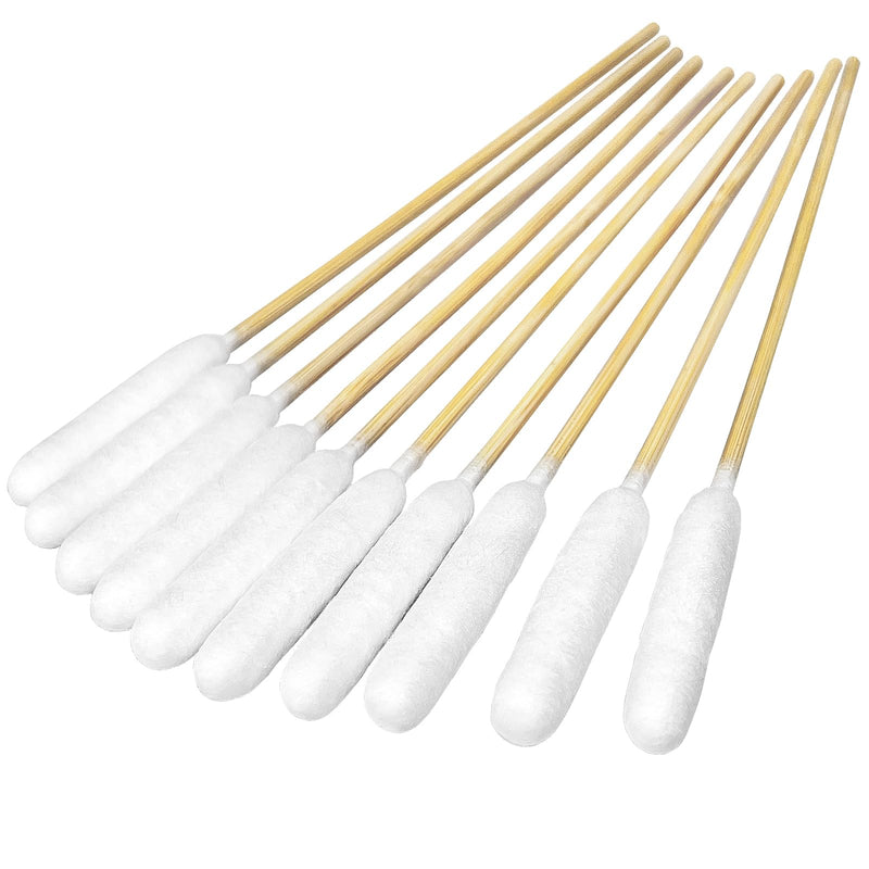 100 PCS Professional Dog Ear Cleaning Swabs - 6-inch Large Cotton Swabs, Gentle and Comfortable Bamboo Cotton Buds, Prevent Infections, Ideal Solution for Pet Ear Care (Long Tips) Long Tips 100PCS - PawsPlanet Australia