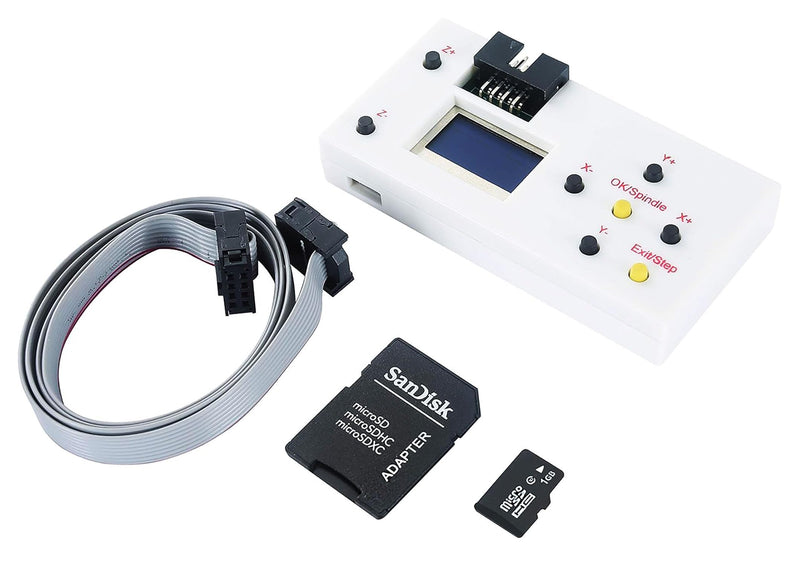 3 Axis CNC GRBL Offline Controller, DIY CNC Router Offline Control Button/Module LCD Screen for 1610 3018-PRO CNC Router Carving Milling Engraving Machine Offline CNC Controller