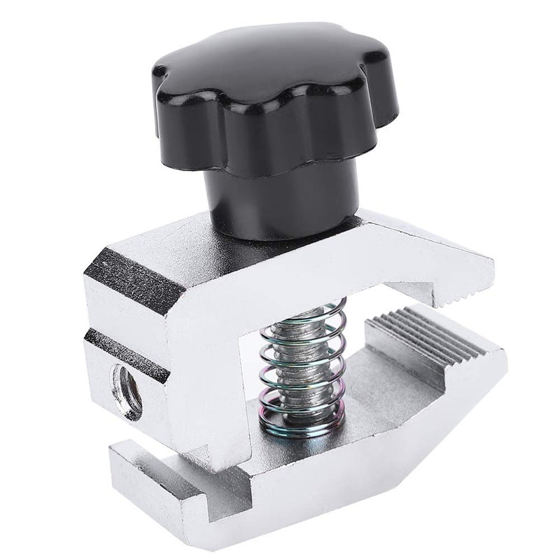 Jaw Clamp, SJJ-01 Stainless Steel Jaw Clamp Thrust Tension Meter Clamp Micrometer Fixture 500N High Loading Capacity for Testing The Tensile Destructive Force Insertion Extraction